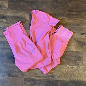 Figs Maternity set- Pink